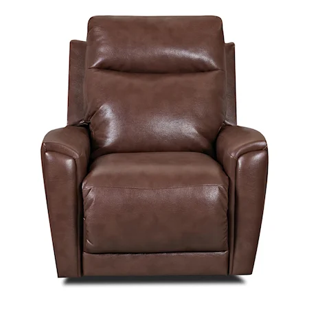 Transitional Power Reclining Rocking Chair